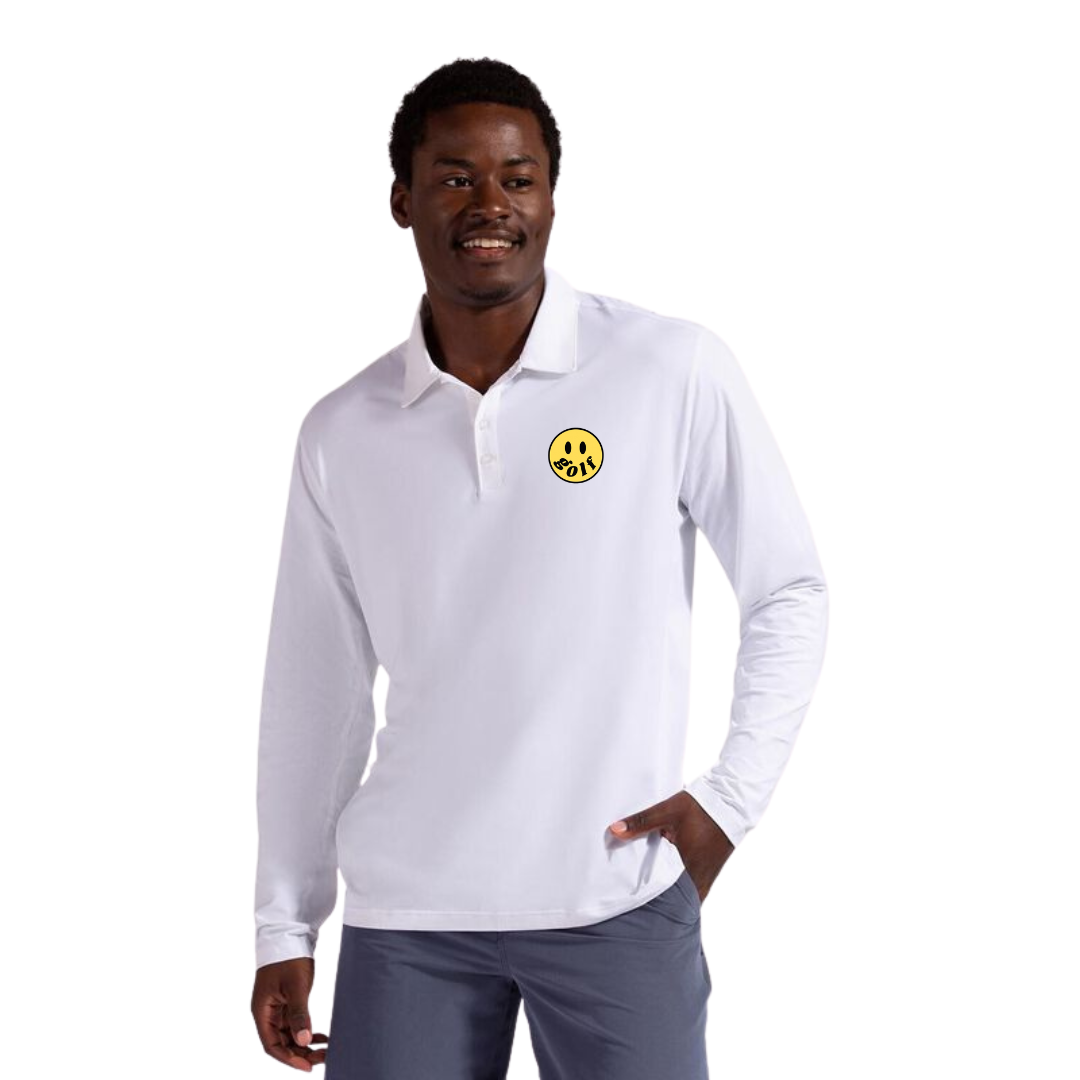 Golfino Sun Protection Long Sleeve Polo, Men's UV Protection Performance  Golf Shirt size 46 (XXL) 
