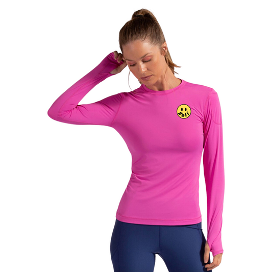 Women's Long Sleeve Happy Crew UPF 50+