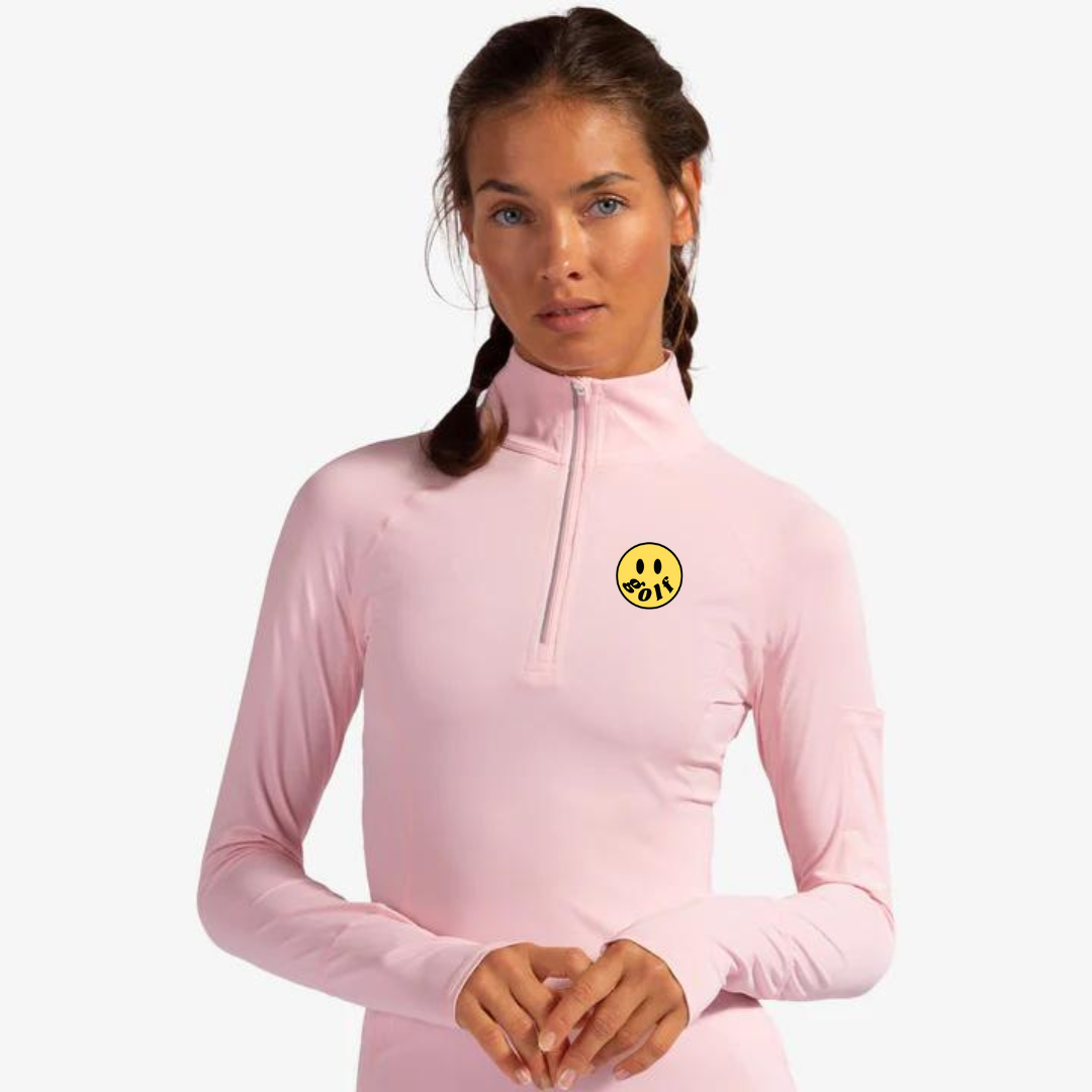 Women's Long Sleeve Happy Mock UPF 50+