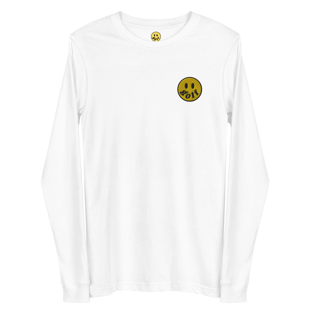 Unisex Long Sleeve Tee White