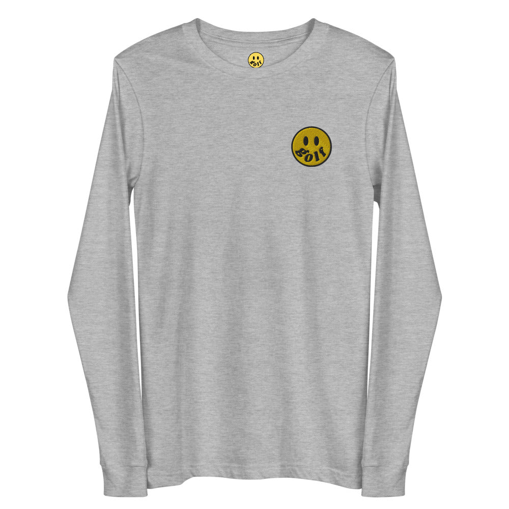 Unisex Long Sleeve Tee White