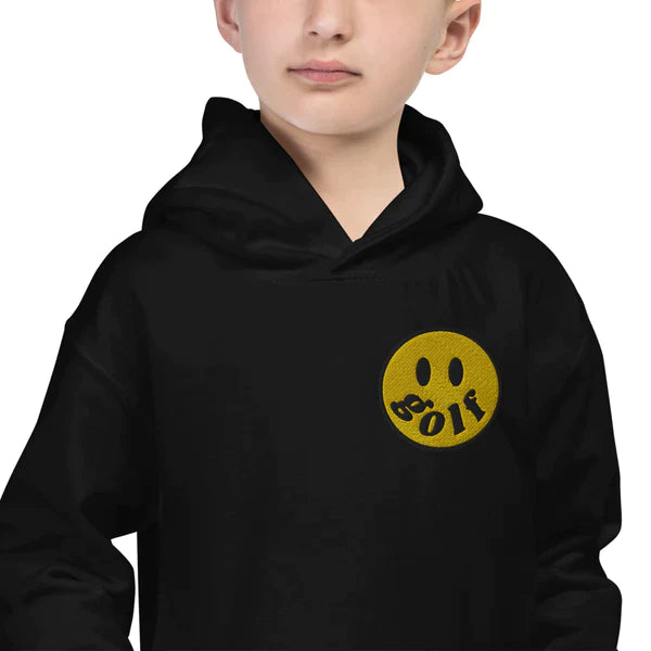 Kids Be The Ball Hoodie Royal Black