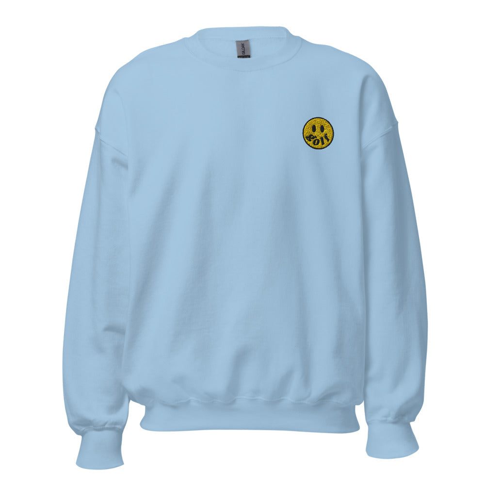 Read it, Roll it, Hole it Unisex Sweatshirt Light blue