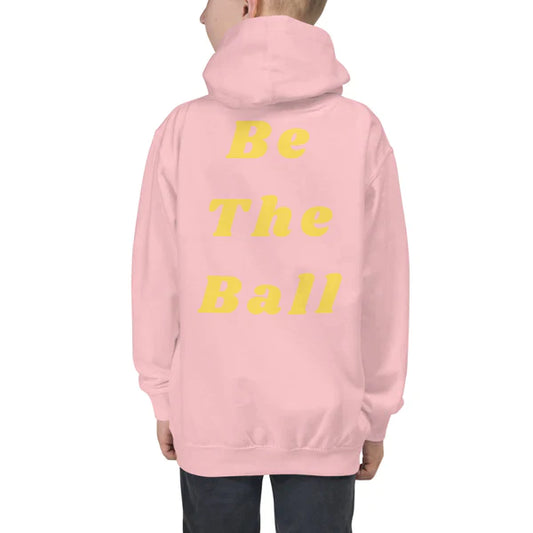 Kids Be The Ball Hoodie Pink