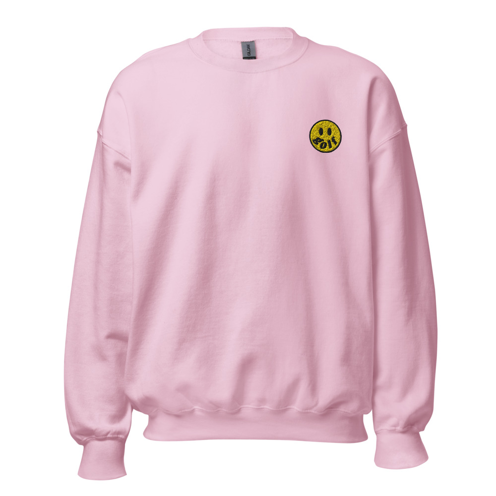 Read it, Roll it, Hole it Unisex Sweatshirt Pink