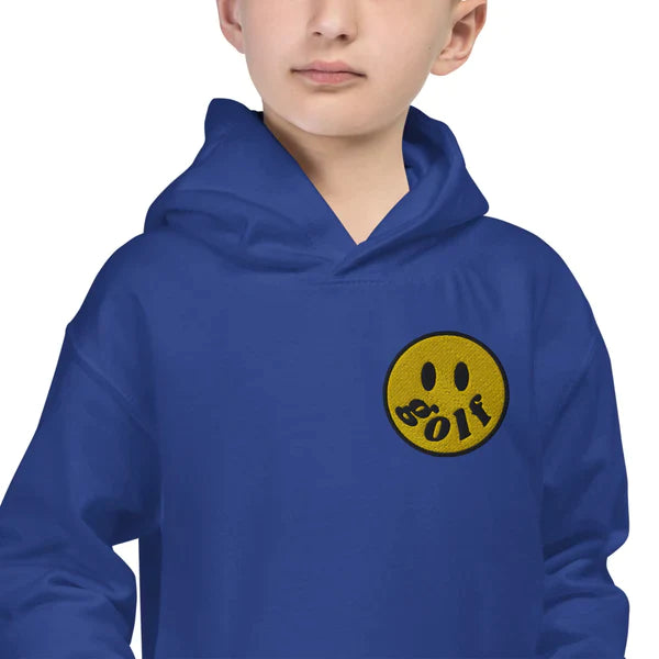 Kids Be The Ball Hoodie Royal Black